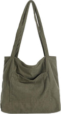 Large green shoulder bag